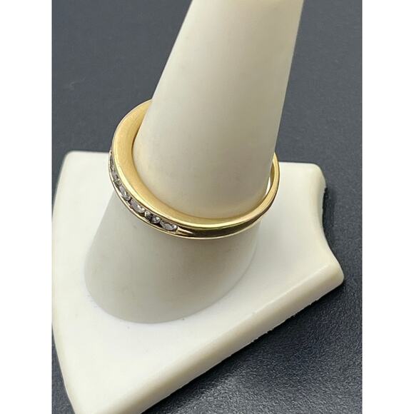 Vintage 14K Gold Designer Diamond
Wedding Band Ring 1/2 TW Sz
8.5 Channel Set - Picture 6 of 16
